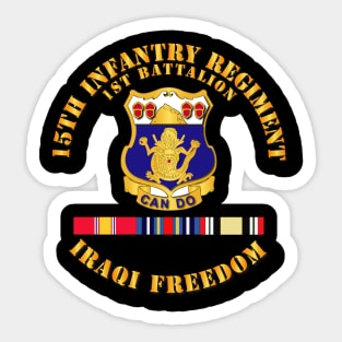 1st Bn, 15th Infantry Regt - OIF Sticker